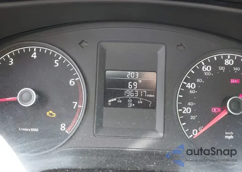 2011 Volkswagen Jetta 2.0L S из США, поврежденный, VIN 3VW1K7AJ7BM394818